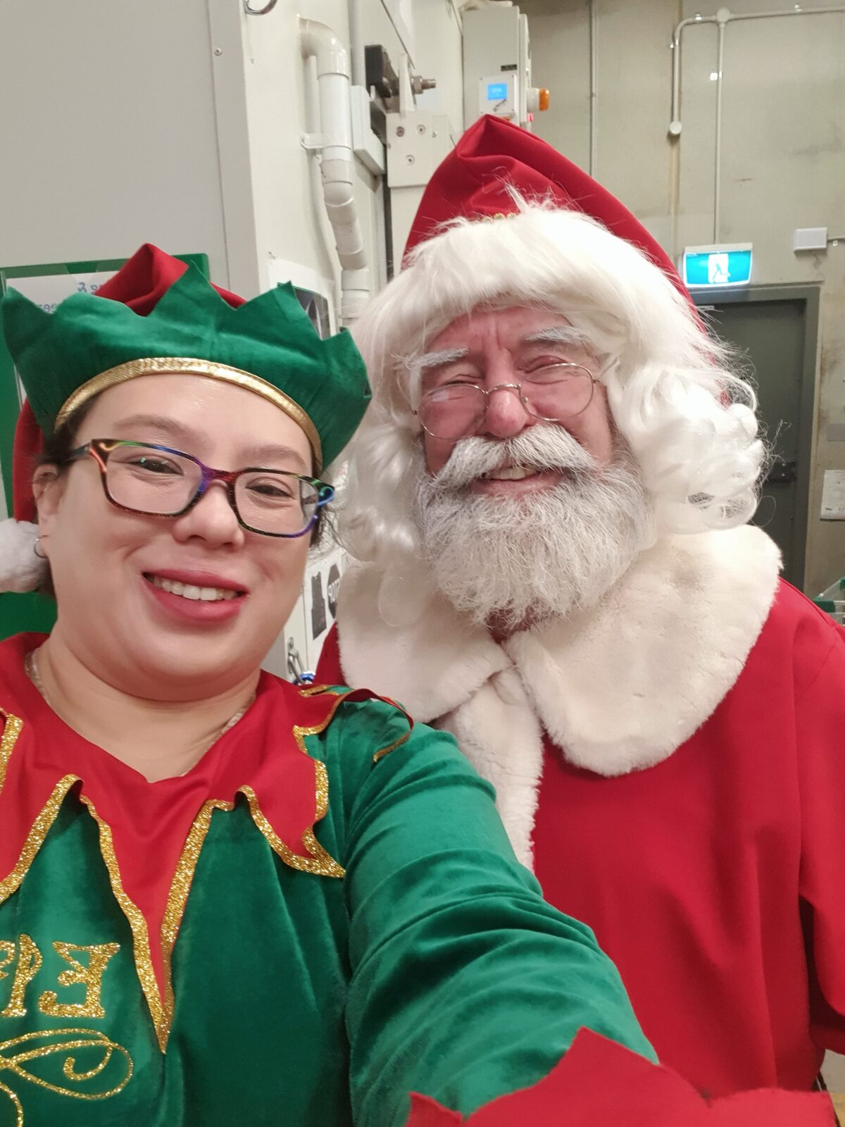 Santa at Coles supermarket